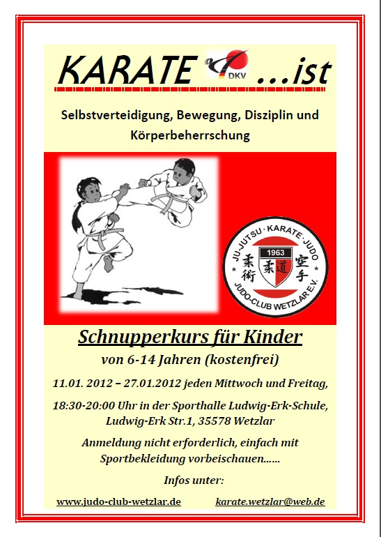 Schnupperkurs für Kinder